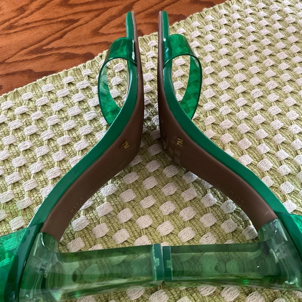 NWOT INC International Concepts Translucent Style Heels, Women’s Sz 7
